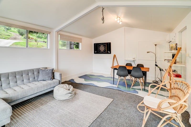 The Games Room with lounge and dining space