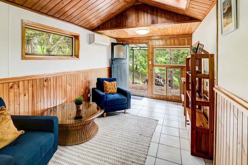 Moonlight Mews wood-panelled interior