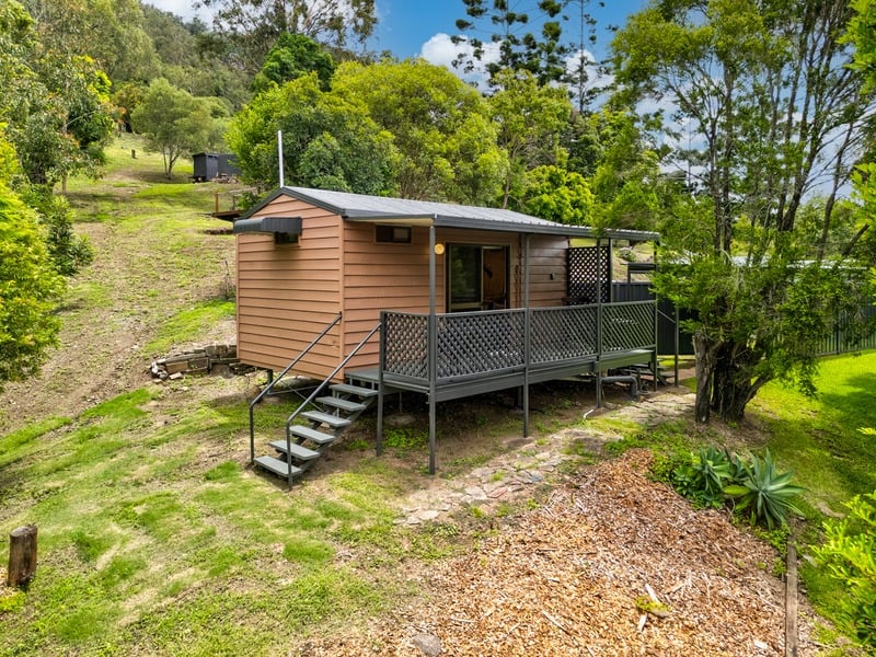 Cowboy Cabin exterior with covered porch